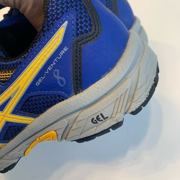 ASICS Gel Venture 8 GS Children Shoes Monaco Blue / Sunflower - Picture 7 of 10
